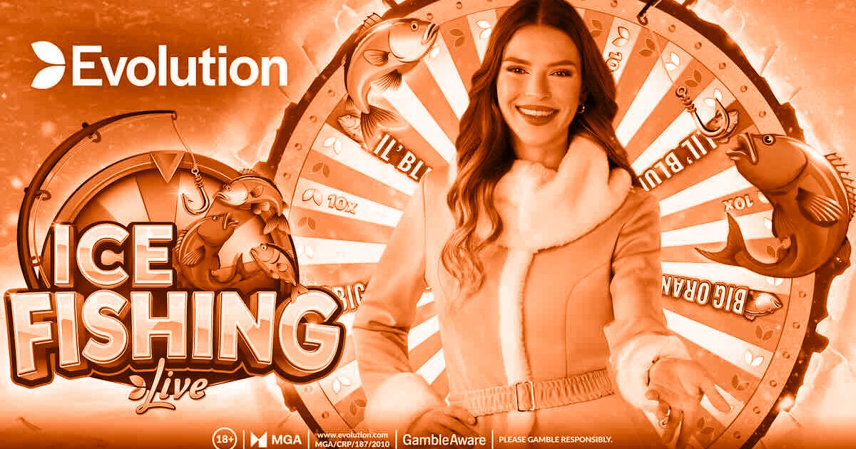 Ice Fishing Live von Evolution Gaming - Roue mit Multiplikator-Segmenten