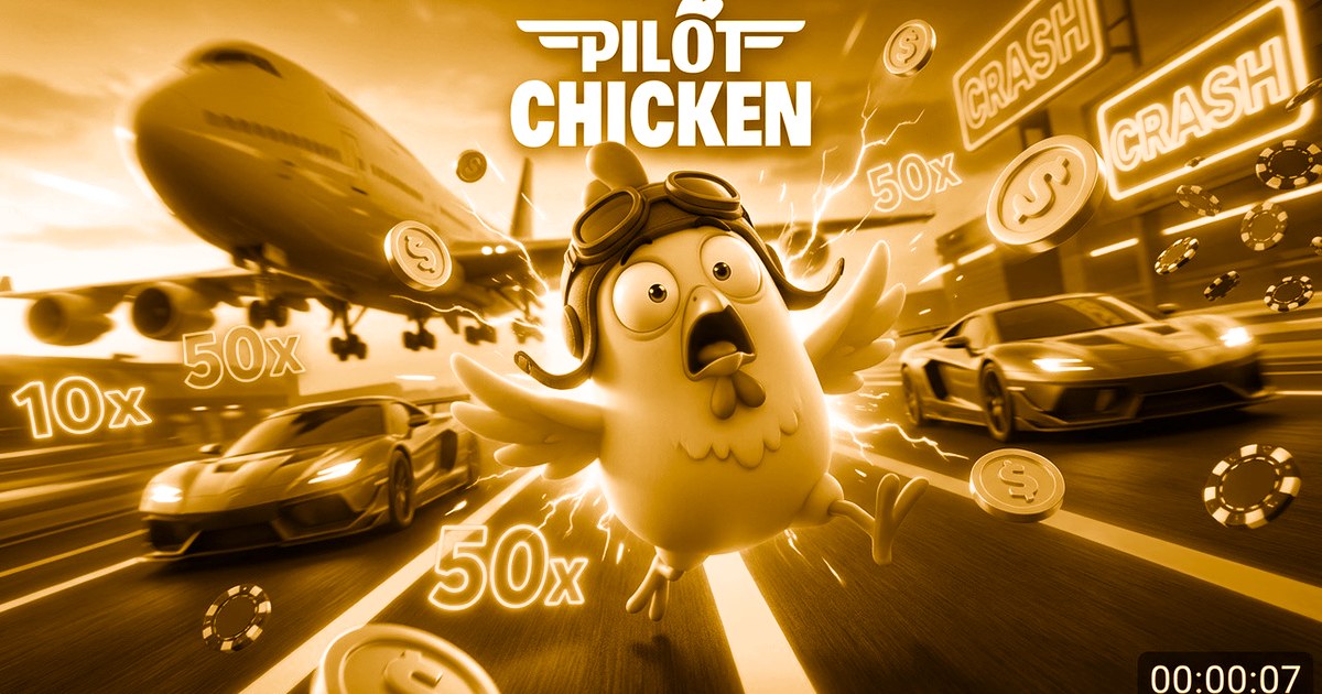 Pilot Chicken von Spribe - Crash Game mit Piloten-Huhn