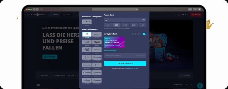 So läuft die PlatinCasino Verifizierung ab